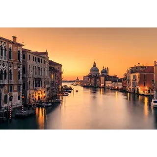 Papermoon Premium collection Fototapete Morgengrauen Venedig (B x H: 300 x 223 cm, Vlies)
