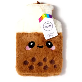 Bubble Tea Foodiemals Hot Water Bottle with Plush Cover