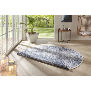 freundin Home Collection Hanse Home Teppich Lilja blau), Ø ca. Ø:100cm,