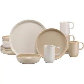 CreaTable Uno Toscana Kombiservice 16-tlg. steinzeug