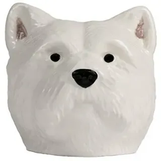 Quail Ceramics Eierbecher Westie Gesicht