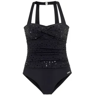 LASCANA Badeanzug Damen Schwarz 50 Cup C