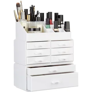 Relaxdays, Badaufbewahrung, Makeup Organizer