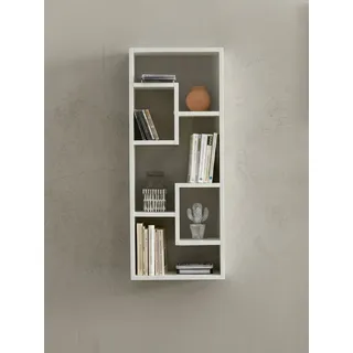 KADIMA DESIGN Wandregal Hängeregal 36 x 90 x 13,5 cm Weiß