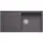 Silgranit Felsgrau 1000 x 500 mm Siebkorbventil