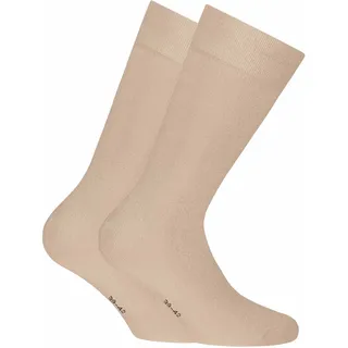 Rohner Socks Socken Bamboo 2er Pack Beige 39-42