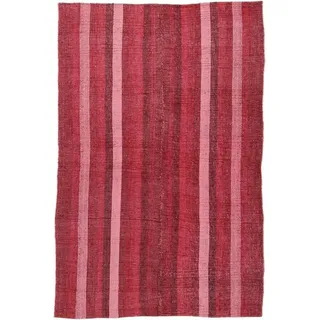 Nain Trading Orientteppich Kelim Fars Antik 162x244 Handgewebter Orientteppich / Perserteppich, rechteckig, Höhe: 5 mm rot