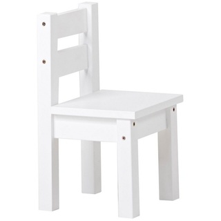 Hoppekids Stuhl MADS Kinderstuhl aus massivem Kiefernholz und MDF-Holz weiß