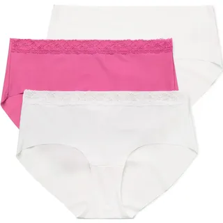Tchibo - 3 Pantys »Magic Cut« - Damen - Gr. XS - weiß