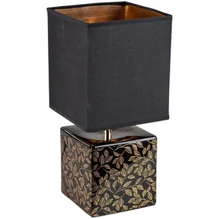 Formano Lampe 35 cm Schwarz/Gold