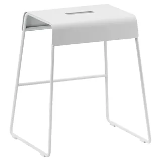ZONE Denmark A-Stool Hocker Stahl 39 x 30 x 27,5 cm Grau