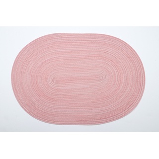 Tischset SAMBA oval (BL 48x33 cm) BL 48x33 cm rosa - rosa