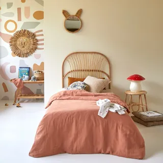 Kinderbett-Kopfteil Colette aus Rattan 90