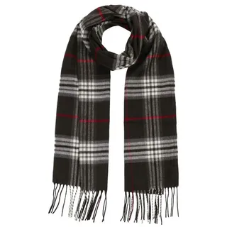 LIPODO Karo Cashmink Schal karriert mit Überkaro Made in Germany Damen und Herren Herbst Winter - Einheitsgröße