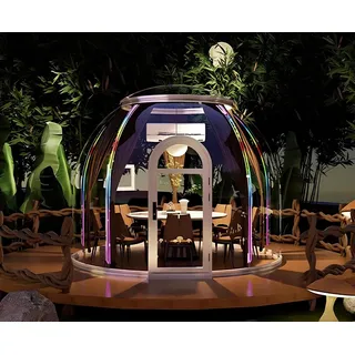 JVmoebel Pavillon Robuster Pavillon für 6-8 Personen Luxuriöses Gartenpavillon, Made in Europa