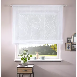 OTTO home Raffrollo Adele 45 x 130 cm weiß