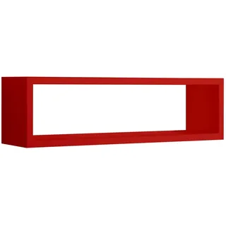 DEKORATIVER WANDREGAL FARBE ROT MOD. REGOLO