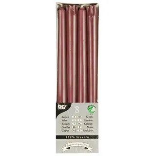 Papstar Leuchterkerzen Ø 2,2 cm 25 cm rost