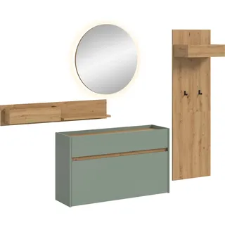 Home Affaire EVRID Garderoben-Set 205 x 32 x 197 cm grün