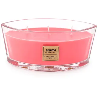 pajoma Duftkerze Grapefruit-Cassis, 500 g, im Glas mit Holzdeckel, Premium Edition, für Circa 45 Stunden