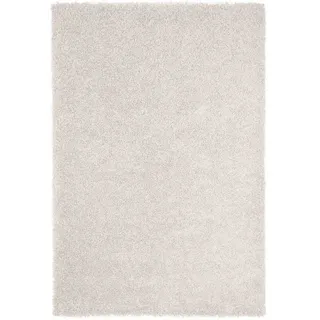 Vimoda Hochflorteppich 80 x 80 cm Weiß