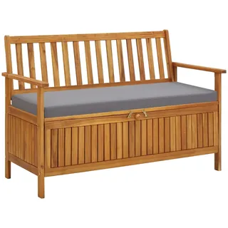 furnicato Gartenbank 120 x 84 x 63 cm Grau