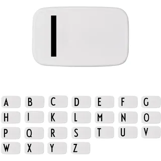 Design Letters Buchstaben Brotdose für Kinder, Erwachsene A-Z | Lunchbox BPA frei | Lunchbox Erwachsene | Personalisierte Geschenke | Ideal als Snackbox, Frühstücksbox, Brotbox Kinder, Brotdose Schule