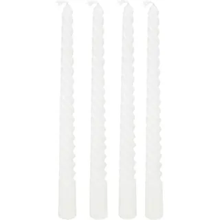 4 Stabkerzen Twist many weiß 180g Atmosphera créateur d'intérieur
