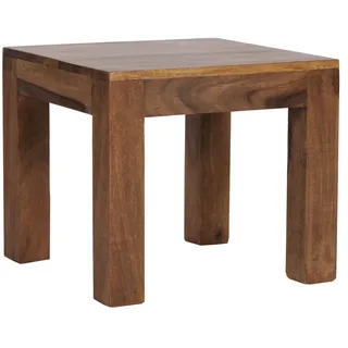 KADIMA DESIGN Couchtisch Braun Sheesham 45 x 40 x 45 cm
