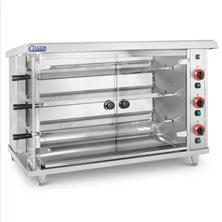 Royal Catering Gas-Hähnchengrill 3 Spieße