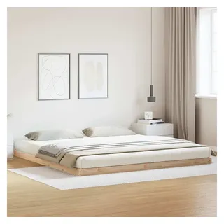 vidaXL Bodenbettrahmen 180 x 220 cm Beige