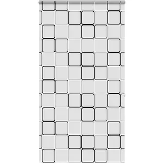 vidaXL Duschvorhang 120 x 240 cm Duschrollo mit Kassette 120x240 cm Stoffbreite 116 cm Alu Breite 0 cm grau