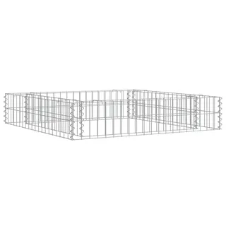 vidaXL Gabionen-Hochbeet 100 x 100 x 20 cm