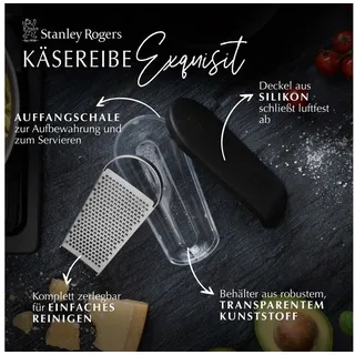 Stanley Rogers Käsereibe 2-tlg. Schwarz