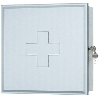 Sieper Medizinschrank  (16 x 39 x 39 cm, Weiß/Silber)