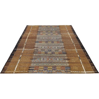 Teppich Outdoor-Africa 38, Gino Falcone, rechteckig, Höhe: 5 mm, Flachgewebe, Ethno Style, In- und Outdoor geeignet goldfarben 300 cm x 400 cm x 5 mm