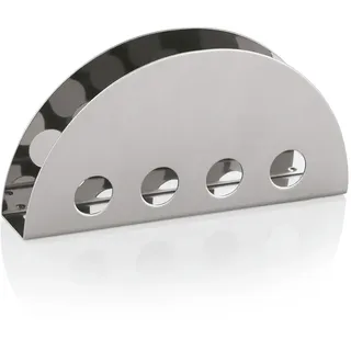 18x Serviettenhalter Edelstahl 14 x 2,5 x 7 cm