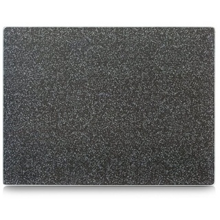Neuetischkultur Schneidebrett Glasschneideplatte Granit, Glas, (Stück, 1-St., 1 Schneidbrett), Küchenbrett 40 x 30 cm grau