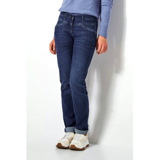 Slim-fit-Jeans TONI "Perfect Shape Slim" Gr. 44, N-Gr, blau (mid blue used) Damen Jeans Röhrenjeans