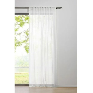 Schlaufenschal Transparent  (B x H: 135 x 300 cm, 100 % Polyester, Weiß)