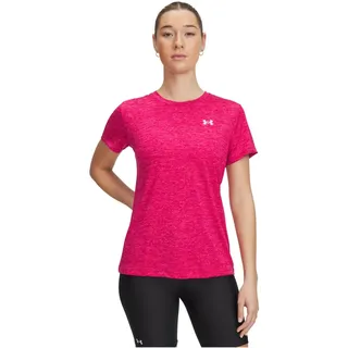 Under Armour Tech Twist SSC- Kurzarm-t-shirt - Shaded Fuchsia / White - S
