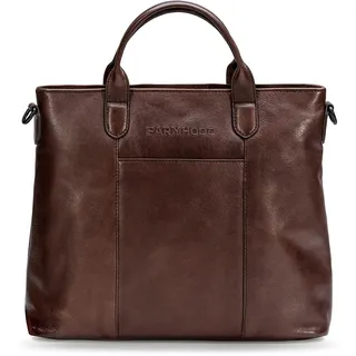 farmhood Memphis Umhängetasche Leder Dark Brown