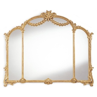 Casa Padrino Luxus Barock Spiegel Gold - Handgefertigter italienischer Barockstil Wandspiegel - Luxus Möbel im Barockstil - Prunkvolle Barock Möbel - Made in Italy - Luxus Qualität