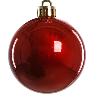 TrendLine Weihnachtskugeln bruchfest Ø 6, 8 10 cm rot 26 Stück