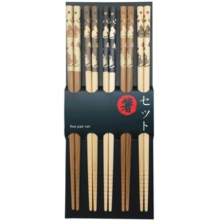 Pamai Pai® Essstäbchen Katzen Motiv Chinesische Stäbchen Chopsticks Set Sushi
