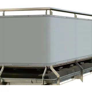 Sol Royal Balkonverkleidung 500 x 90 cm grau Polyester