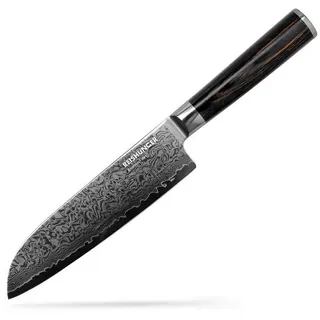Reishunger Damast Chef Messer 33 cm 5-tlg. Schwarz