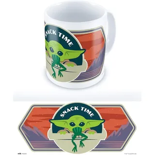 Grupo Erik Erik offizielle Tasse Star Wars The Mandalorian Child - Teetasse - Kaffeetasse Baby Yoda Grogu - Größe : 9,5 cm x 8 cm - Fassungsvermögen : 350 ml - Offizielle Lizenz - Star Wars Fanartikel