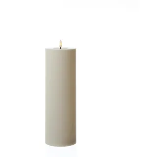 MARELIDA XXL LED Kerze für Außen 32,5cm D: 10cm Timer Sensor