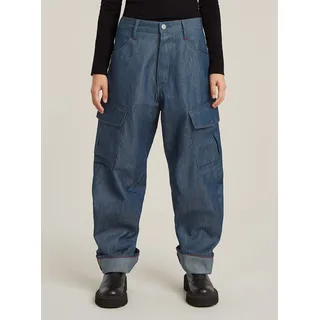 G-Star Cargo 3D Boyfriend Hose", - Dunkelblau - Damen, - 27-28